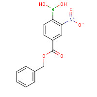 850568-58-0 (4-BENZYLOXYCARBONYL-2-NITRO)BENZENEBORONIC ACID chemical structure