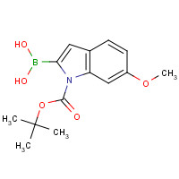 850568-65-9 1-BOC-6-METHOXYINDOLE-2-BORONIC ACID chemical structure