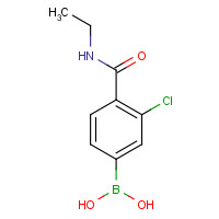 850589-40-1 3-CHLORO-4-(N-ETHYLCARBAMOYL)BENZENEBORONIC ACID chemical structure