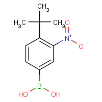 871329-54-3 4-TERT-BUTYL-3-NITROBENZENEBORONIC ACID chemical structure