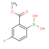 871329-81-6 4-Fluoro-2-methoxycarbonylphenylboronic acid chemical structure
