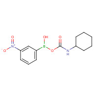 871332-85-3 3-(CYCLOHEXYLCARBAMOYL)-5-NITROPHENYLBORONIC ACID chemical structure