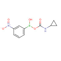 871332-86-4 3-(CYCLOPROPYLCARBAMOYL)-5-NITROPHENYLBORONIC ACID chemical structure