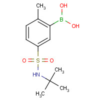 874219-47-3 5-(N-TERT-BUTYLSULFAMOYL)-2-METHYLPHENYLBORONIC ACID chemical structure