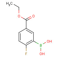 874219-60-0 3-BORONO-4-FLUOROBENZOIC ACID ETHYL ESTER chemical structure