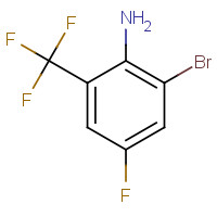 875664-27-0 2-BROMO-4-FLUORO-6-(TRIFLUOROMETHYL)ANILINE chemical structure