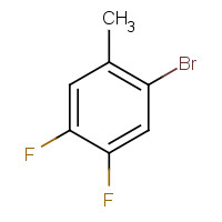 875664-38-3 1-BROMO-4,5-DIFLUORO-2-METHYL-BENZENE chemical structure