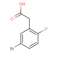 883514-21-4 5-BROMO-2-FLUOROPHENYLACETIC ACID chemical structure