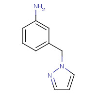 892502-09-9 3-(1H-PYRAZOL-1-YLMETHYL)ANILINE chemical structure