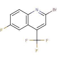 596845-30-6 2-Bromo-6-fluoro-4-(trifluoromethyl)quinoline chemical structure