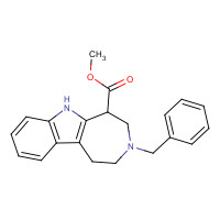 66859-30-1 AZEPINO[4,5-B]INDOLE-5-CARBOXYLIC ACID,1,2,3,4,5,6-HEXAHYDRO-3-(PHENYLMETHYL)-,METHYL ESTER chemical structure