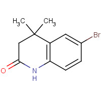 135631-90-2 6-BROMO-3,4-DIHYDRO-4,4-DIMETHYLQUINOLIN-2(1H)-ONE chemical structure