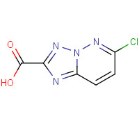 215530-62-4 6-CHLORO-[1,2,4]TRIAZOLO[1,5-B]PYRIDAZINE-2-CARBOXYLIC ACID chemical structure