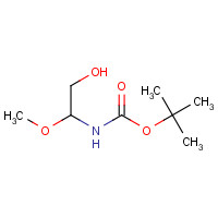 113525-88-5 Carbamic acid,(2-hydroxy-1-methoxyethyl)-,1,1-dimethylethyl ester (9CI) chemical structure