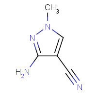 21230-50-2 1-METHYL-3-AMINO-4-CYANOPYRAZOLE chemical structure