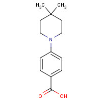 406233-26-9 4-(4,4-DIMETHYL-PIPERIDIN-1-YL)-BENZOIC ACID chemical structure