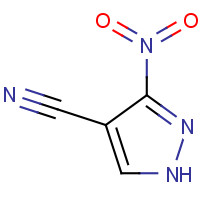 39205-87-3 1H-Pyrazole-4-carbonitrile,3-nitro-(9CI) chemical structure