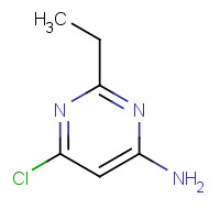 98134-36-2 6-CHLORO-2-ETHYL-PYRIMIDIN-4-YL-AMINE chemical structure