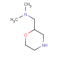 122894-56-8 DIMETHYL-MORPHOLIN-2-YLMETHYL-AMINE chemical structure