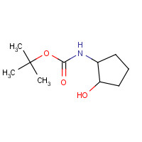 155837-16-4 Carbamic acid,(2-hydroxycyclopentyl)-,1,1-dimethylethyl ester,cis-(9CI) chemical structure