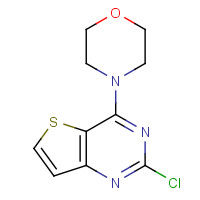 16234-15-4 2-Chloro-4-(morpholin-4-yl)thieno[3,2-d]pyrimidine chemical structure