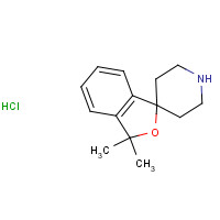 180160-92-3 3,3-Dimethyl-3H-spiro[benzo[c]furan-1,4'-piperidine] hydrochloride chemical structure