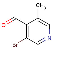 203569-15-7 3-BROMO-5-METHYLPYRIDINE-4-CARBOXALDEHYDE chemical structure