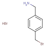 34403-47-9 4-(BROMOMETHYL)BENZYLAMINE Hydrobromide chemical structure