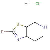 365996-07-2 2-BROMO-4,5,6,7-TETRAHYDROTHIAZOLO[5,4-C]PYRIDINE HYDROCHLORIDE chemical structure