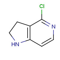 494767-29-2 4-chloro-2,3-dihydro-1H-pyrrolo[3,2-c]pyridine chemical structure