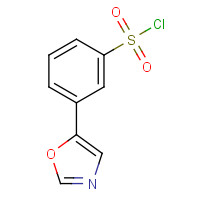 499770-75-1 3-(1,3-OXAZOL-5-YL)BENZENESULFONYL CHLORIDE chemical structure