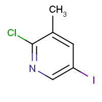 59782-89-7 2-CHLORO-5-IODO-3-METHYLPYRIDINE chemical structure