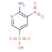 62009-38-5 6-Amino-5-nitro-3-pyridinesulfonic acid chemical structure