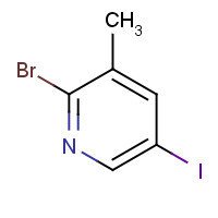 65550-78-9 2-BROMO-5-IODO-3-METHYLPYRIDINE chemical structure