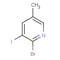 65550-82-5 2-BROMO-3-IODO-5-METHYLPYRIDINE chemical structure