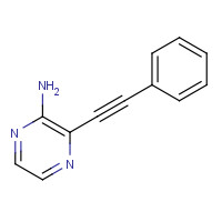 798544-32-8 3-(Phenylethynyl)pyrazin-2-amine chemical structure