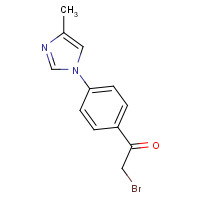 810662-38-5 2-bromo-1-(4-(4-methyl-1Himidazol-1-yl)phenyl)ethanone chemical structure
