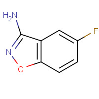 868271-13-0 1,2-Benzisoxazol-3-amine, 5-fluoro- chemical structure