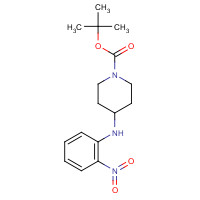 87120-73-8 TERT-BUTYL 4-(2-NITROPHENYLAMINO)PIPERIDINE-1-CARBOXYLATE chemical structure