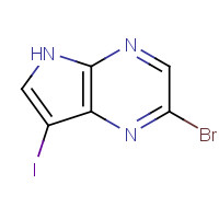 875781-44-5 2-BROMO-7-IODO-5H-PYRROLO[2,3-B]PYRAZINE chemical structure