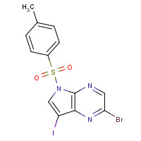 875781-45-6 2-bromo-7-iodo-5-tosyl-5H-pyrrolo[2,3-b]pyrazine chemical structure