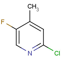 881891-83-4 2-Chloro-5-fluoro-4-methyl-pyridine chemical structure
