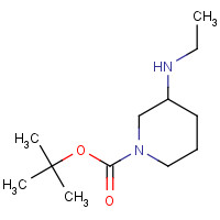 883546-56-3 1-Boc-3-Ethylaminopiperidine chemical structure