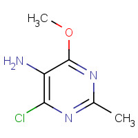 88474-31-1 4-chloro-6-methoxy-2-methylpyrimidin-5-amine chemical structure