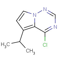 888720-52-3 4-chloro-5-isopropylpyrrolo[1,2-f][1,2,4]triazine chemical structure