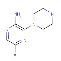 893611-67-1 2-AMINO-5-BROMO-3-PIPERAZIN-1-YLPYRAZINE chemical structure