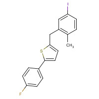 898566-17-1 2-(4-Fluorophenyl)-5-[(5-iodo-2-methylphenyl)methyl]thiophene chemical structure
