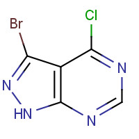 90914-41-3 3-BROMO-4-CHLORO-1H-PYRAZOLO[3,4-D]PYRIMIDINE chemical structure