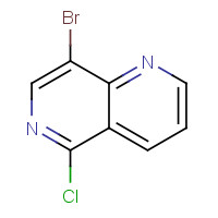 909649-12-3 8-BROMO-5-CHLORO-1,6-NAPHTHYRIDINE chemical structure