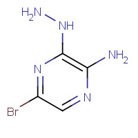 91225-40-0 2-AMINO-5-BROMO-3-HYDRAZINOPYRAZINE chemical structure